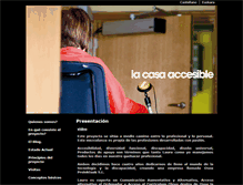 Tablet Screenshot of lacasaaccesible.com